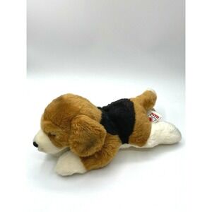 Ganz Webkinz Signature Lying‎ Beagle Plush Stuffed Animal NO CODE WKSS2001 9"